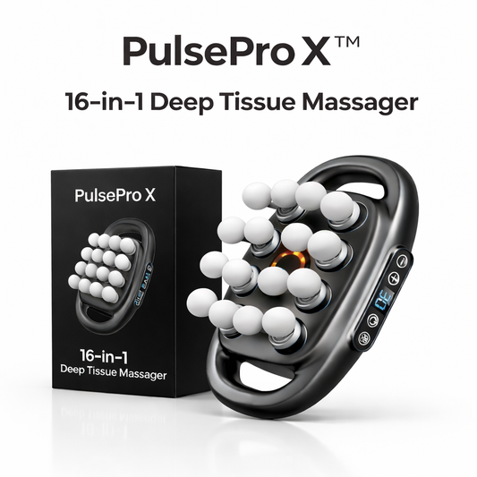 PulsePro X™ – 16-in-1 Deep Tissue Massager