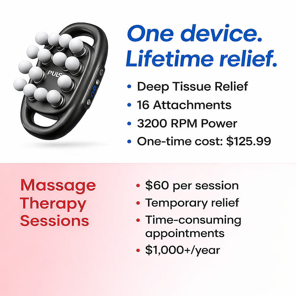 PulsePro X™ – 16-in-1 Deep Tissue Massager